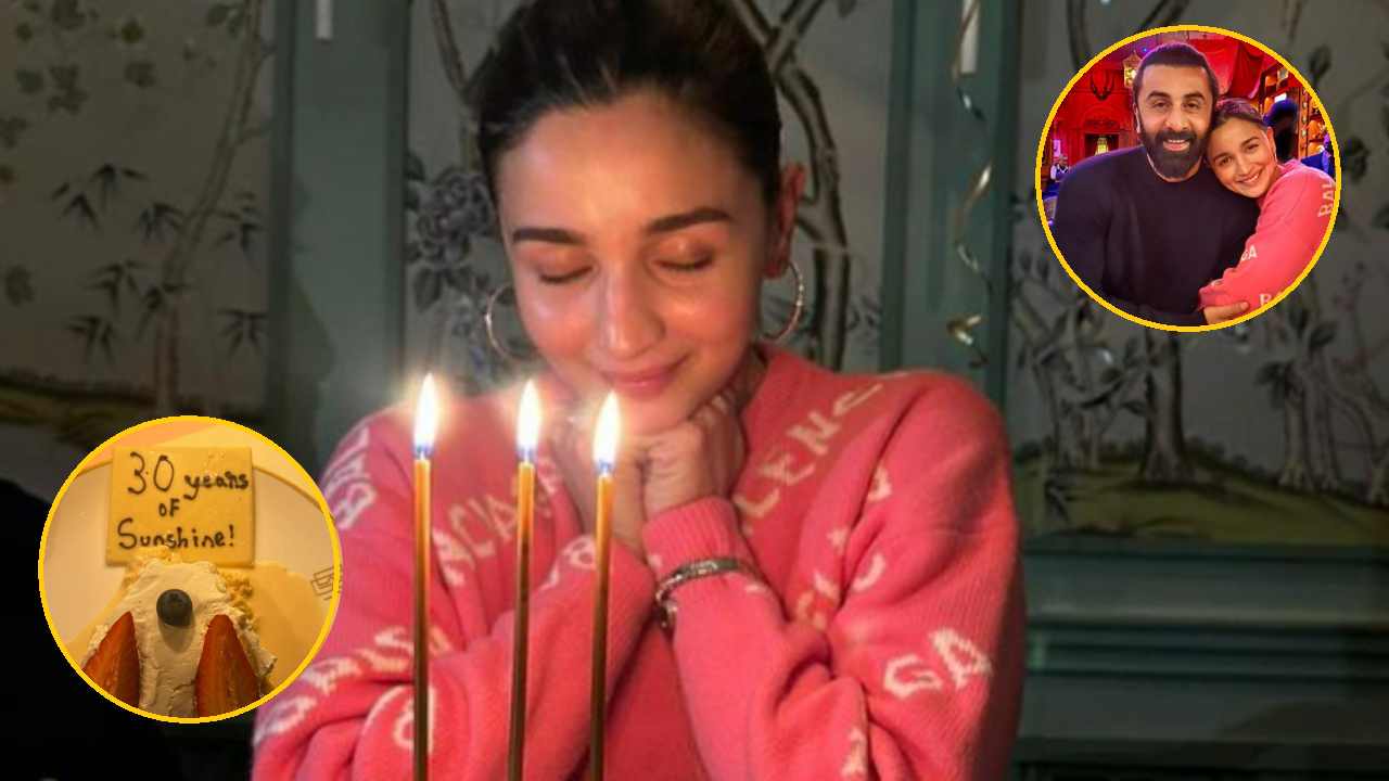 Alia Bhatt B'day Pics: आलिया भट्ट ने रणबीर कपूर संग मनाया रोमांटिक ...