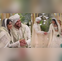 Alanna Pandey and Ivor MacCray wedding first photo ananya pandey sister alanna pandey get