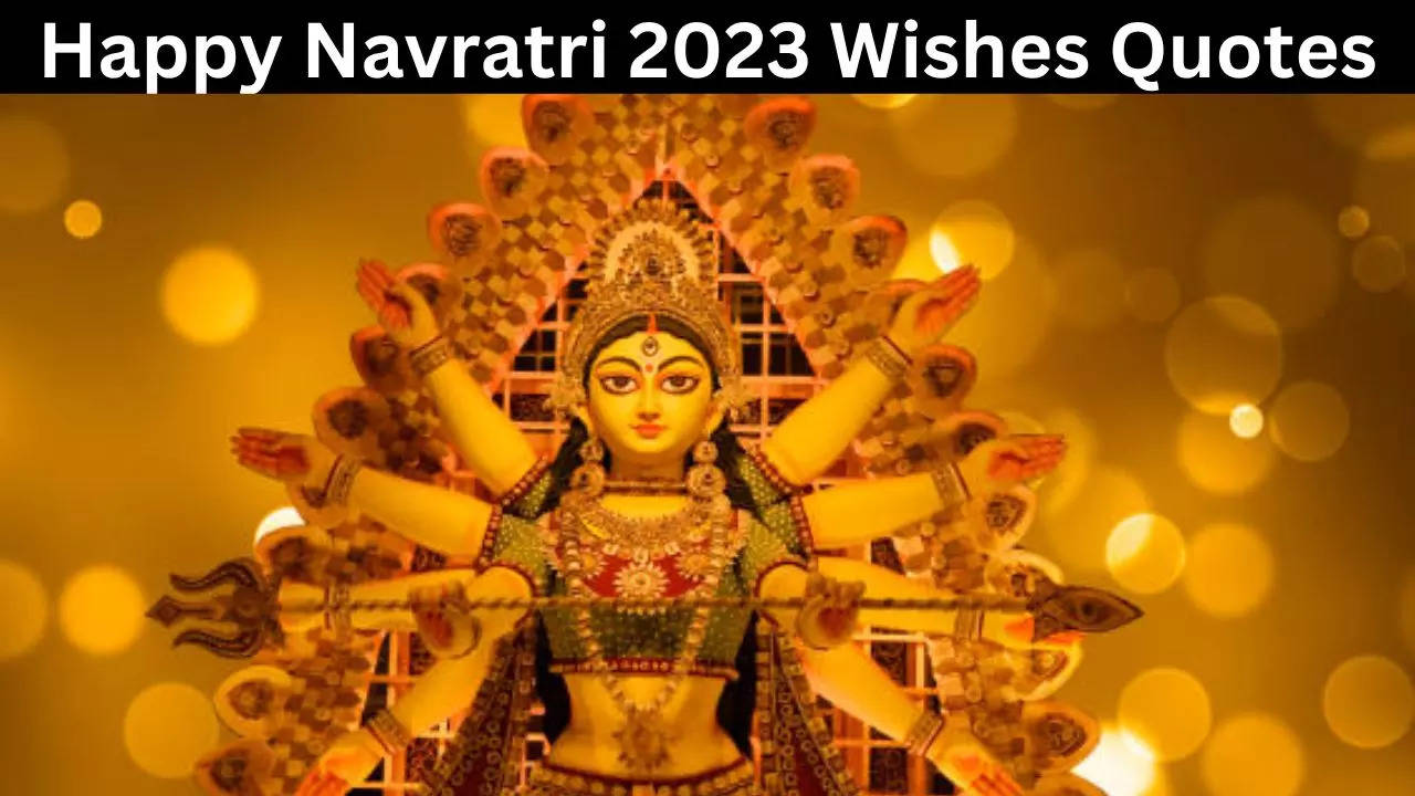 Happy Navratri 2023 Wishes Quotes, Images in Hindi: Chaitra ...