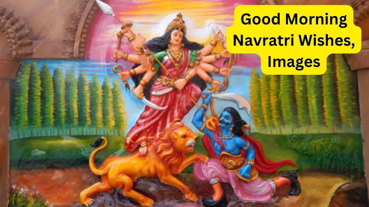 Good Morning Navratri Wishes, Images: Happy Navratri 2023 Good ...