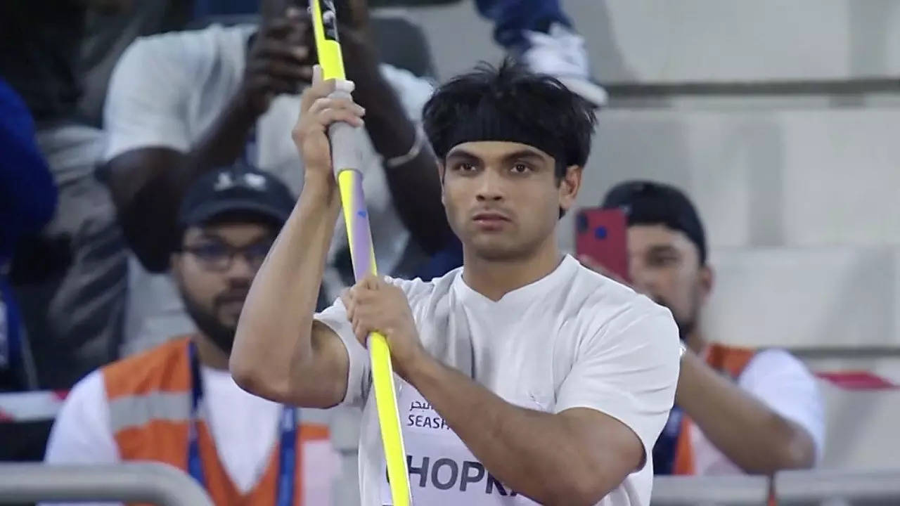 Olympic Champion Neeraj Chopra wins Gold Medal in mens javelin throw