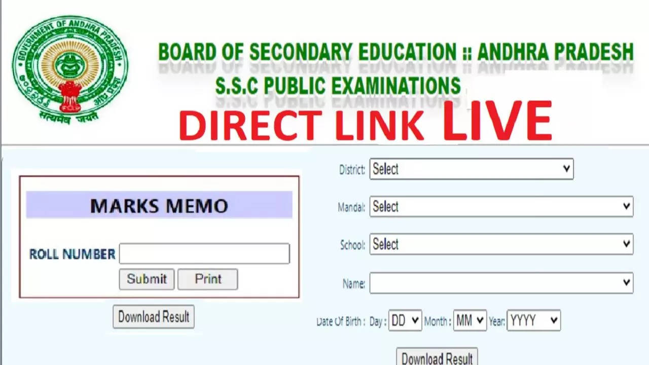 AP SSC 10th Results 2023 