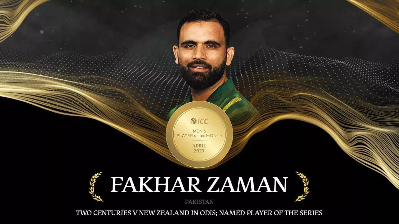 Fakhar Zaman ICC Player of The Month