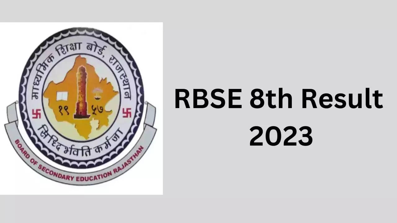 RBSE 8th Result 2023, RBSE 8th Result, RBSE Result