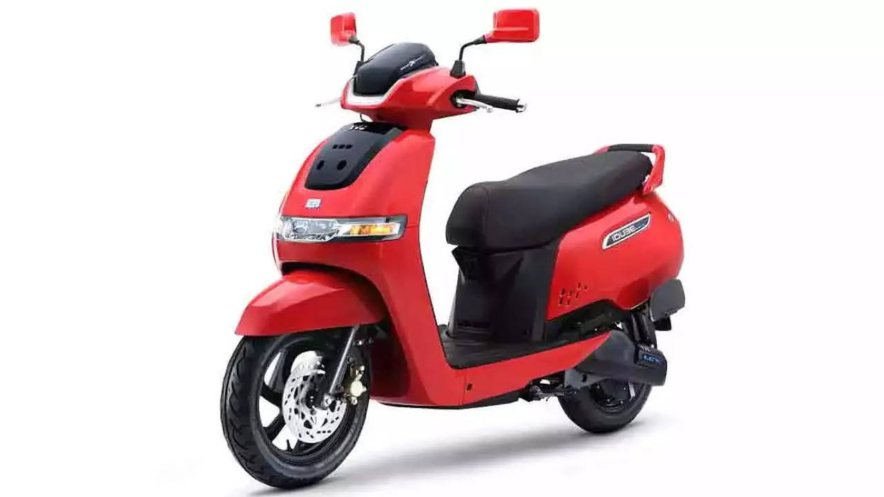 Tvs electric scooty price hot sale