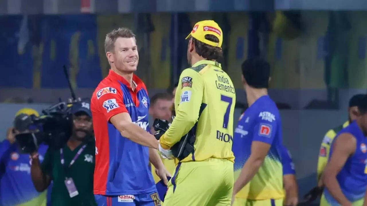 CSK vs DC, David Warner, MS Dhoni,