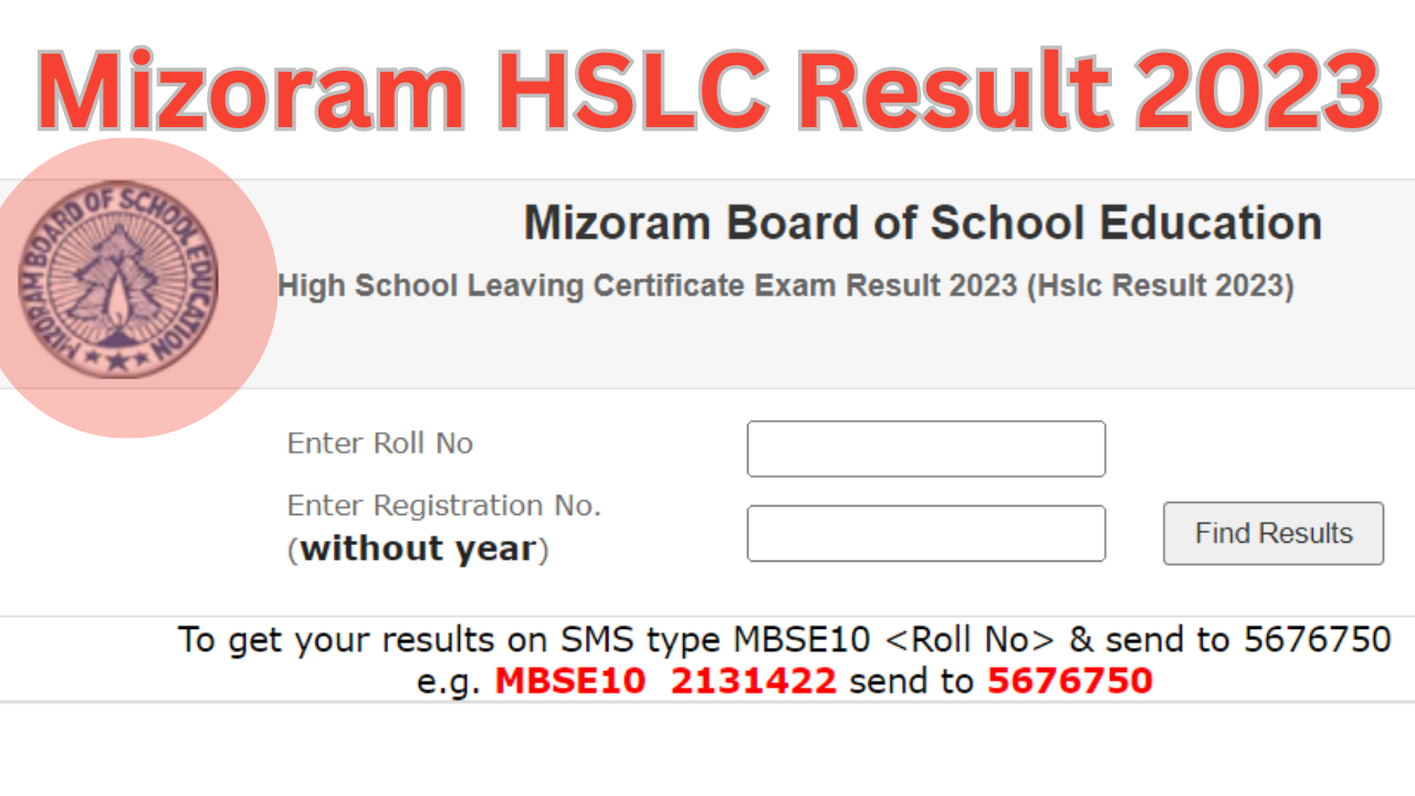 Mizoram HSLC Result 2023