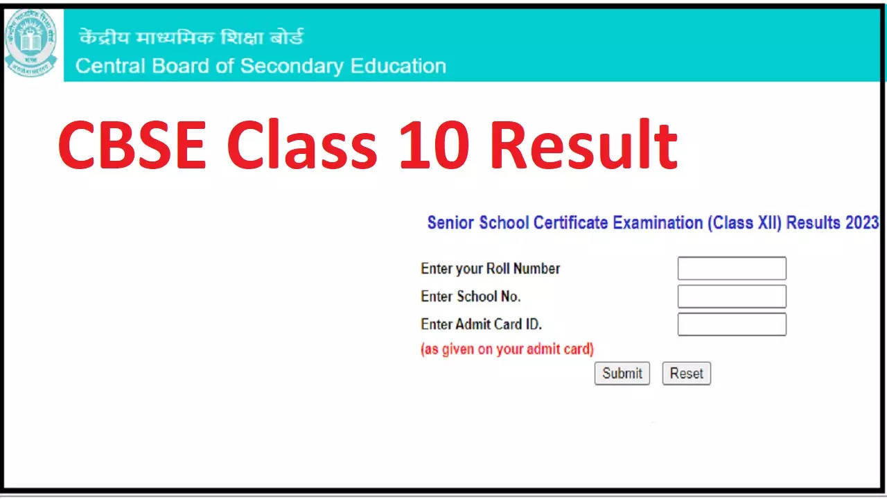 CBSE Board Class 10th Result 2023 Declared