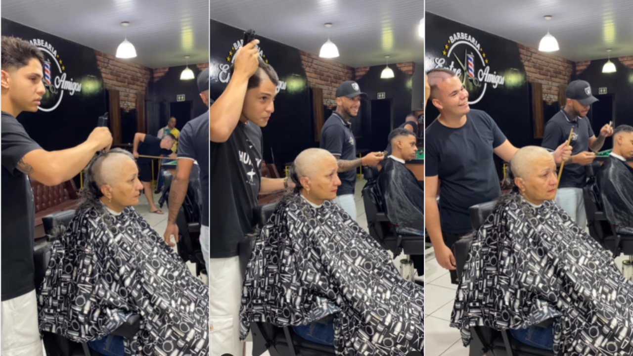 Cancer Patient Woman Hair Cut