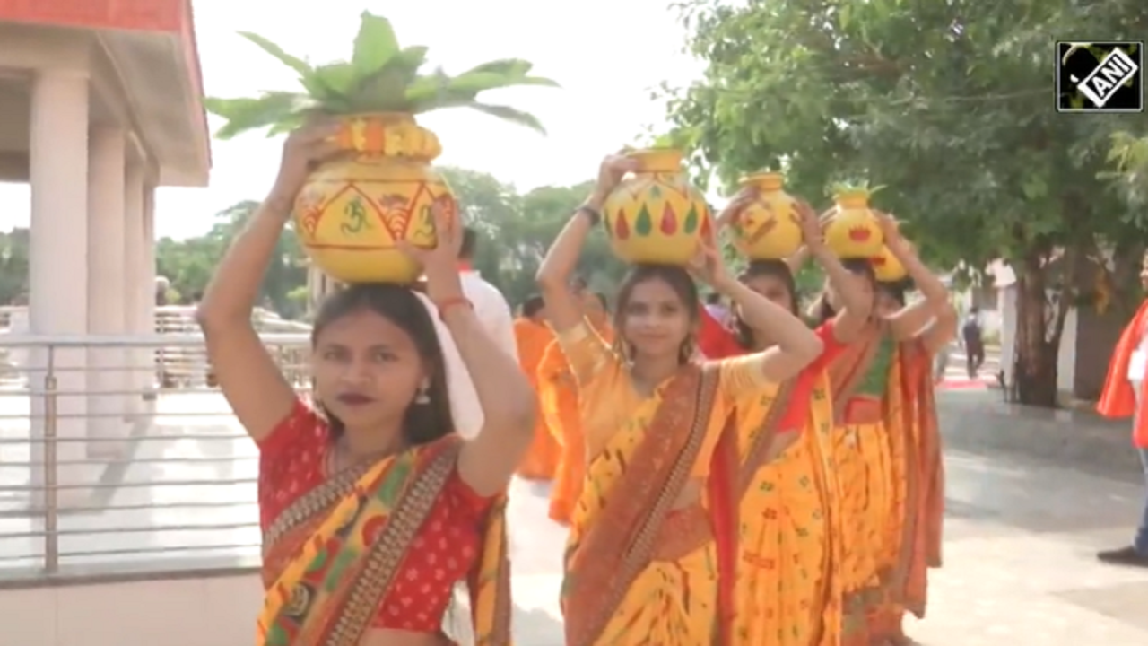 kalash yatra in Gorakhpur