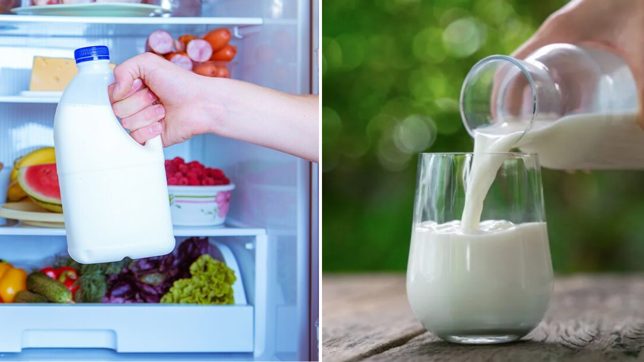 Lifestyle trends, kitchen tips, Milk in fridge