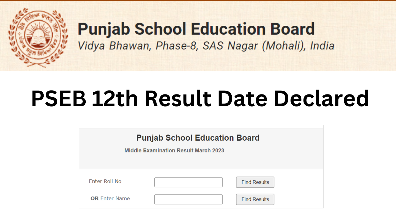 PSEB 12th Result 2023 Declared: Girls Shine with 95.14% Pass