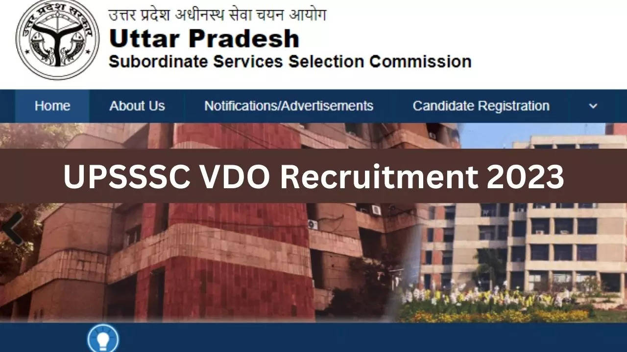 UPSSSC VDO Recruitment 2023