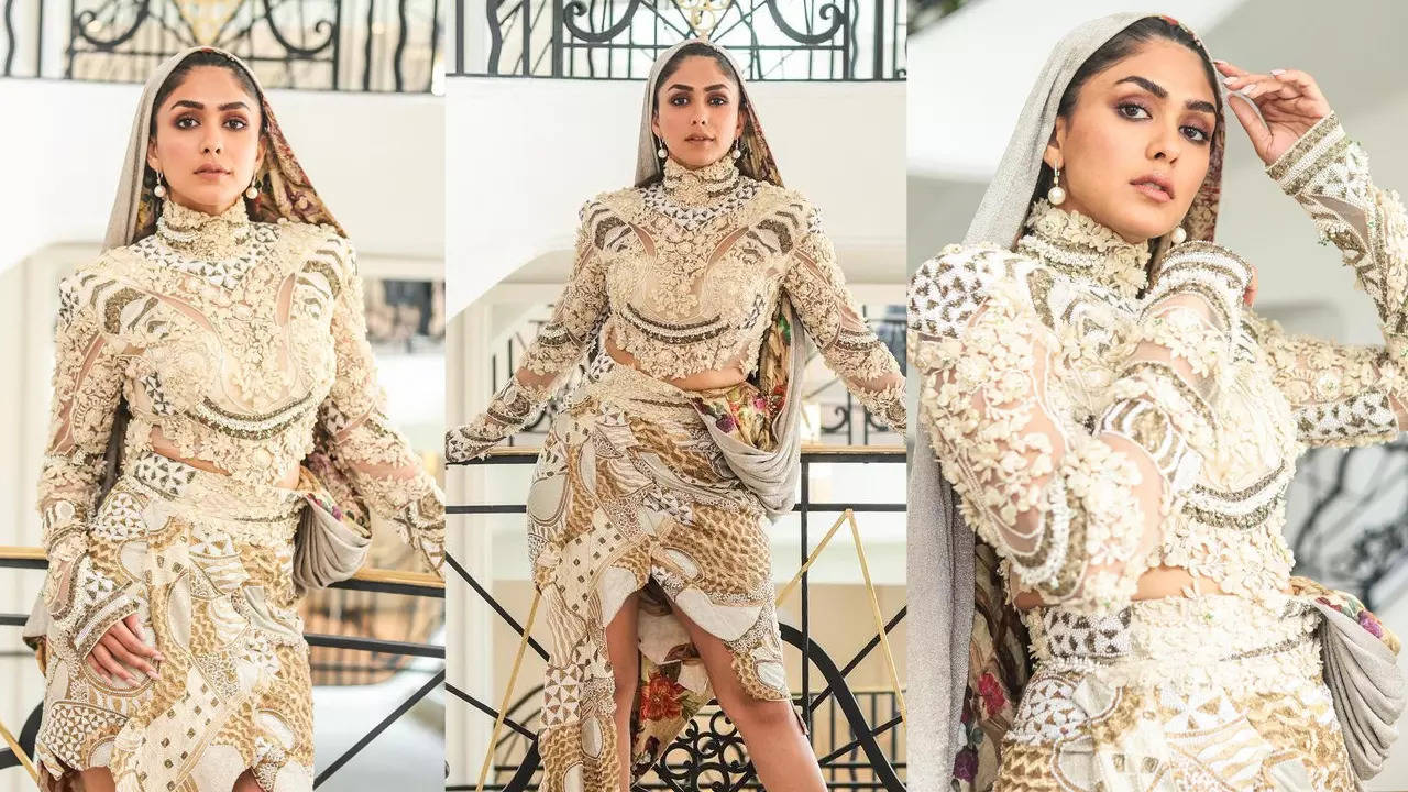 Mrunal Thakur Look from Cannes 2023