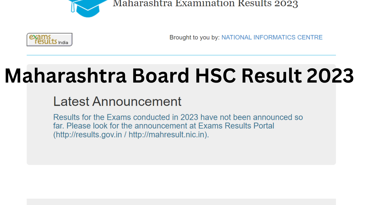 Maharashtra Board SSC Result 2023