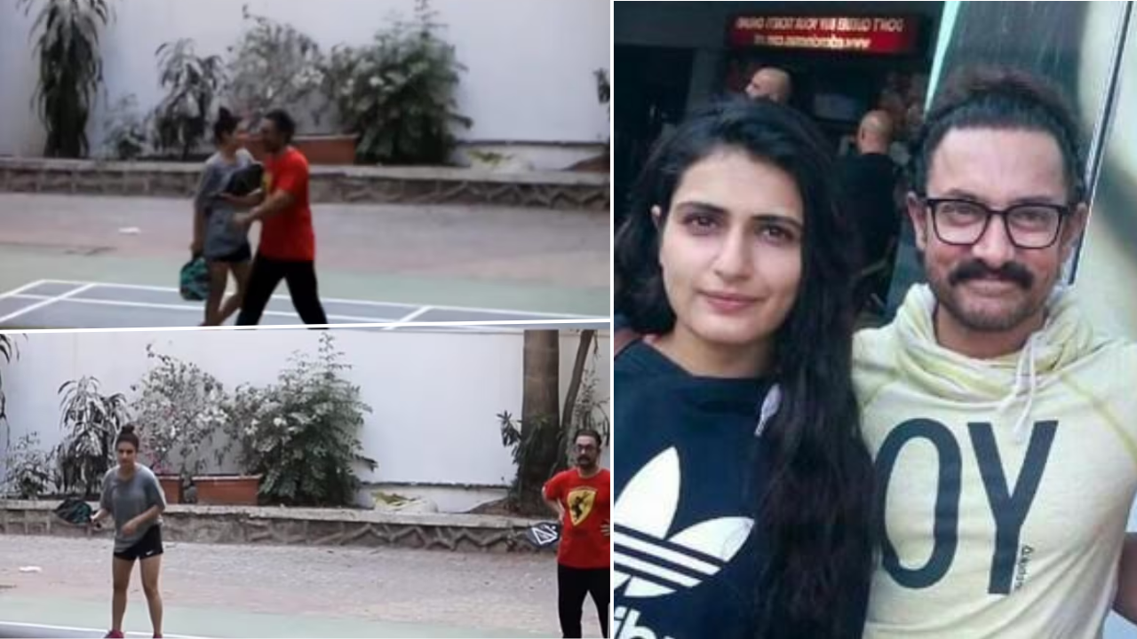 Aamir Khan and Fatima Sana Shaikh