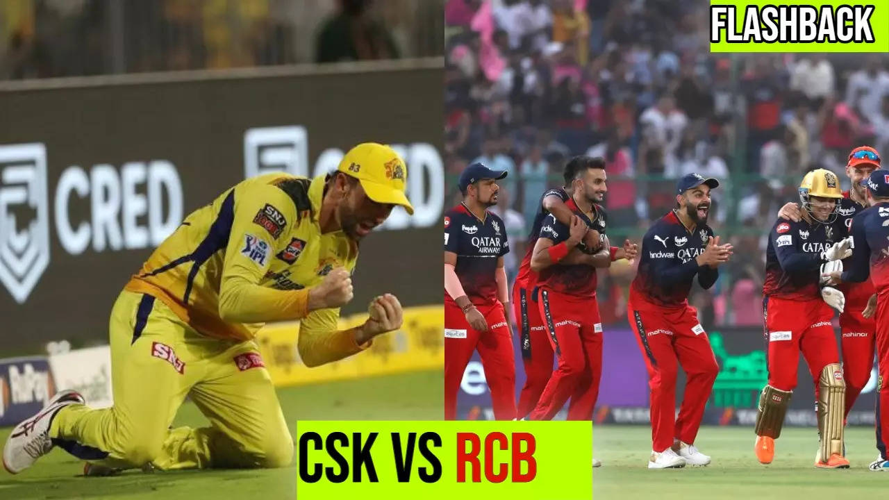 CSK VS RCB flashback