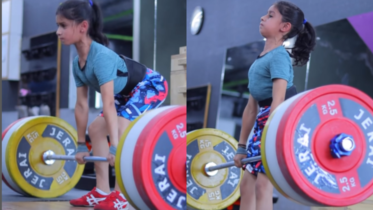 Youngest Deadlifter Arshiya Goswami