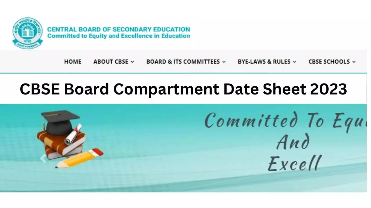 CBSE Board Compartment Date Sheet 2023