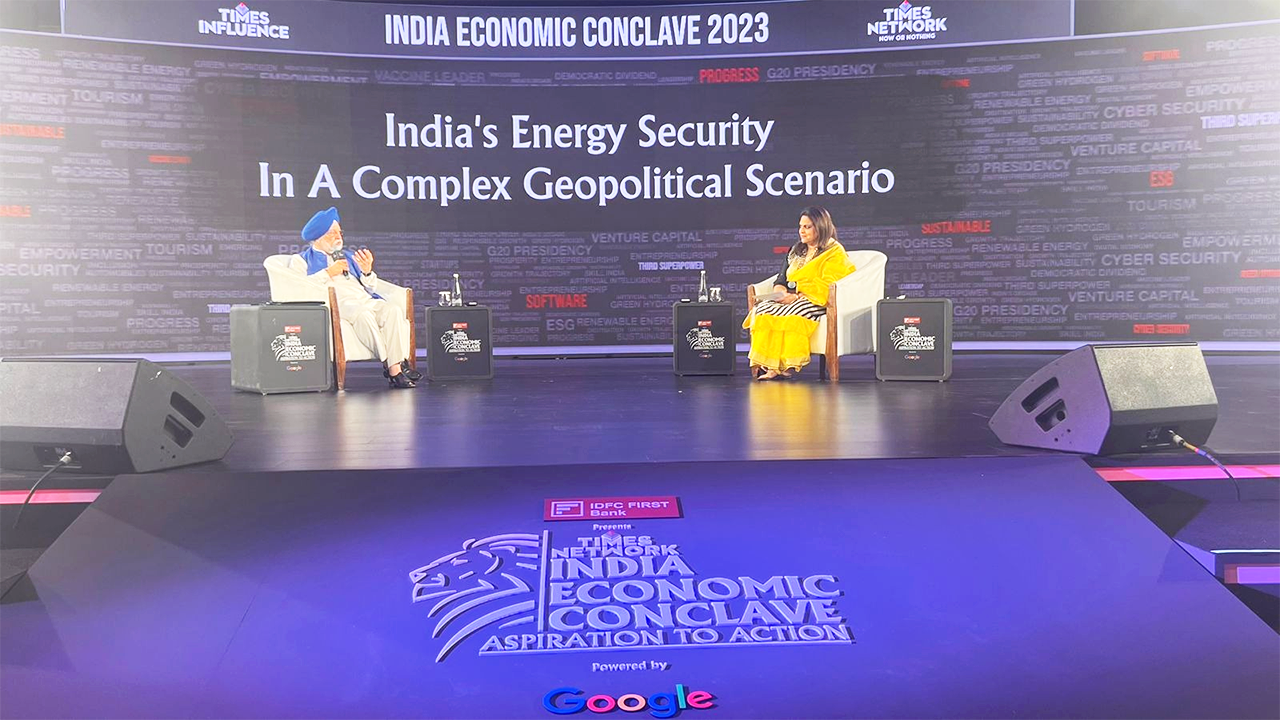 India Economic Conclave 2023 : केंद्रीय मंत्री हरदीप पुरी बोले- जो संस्था शरिया लॉ लगाने की बात करते है आप उन्हे सेकुलर कहते हैं?