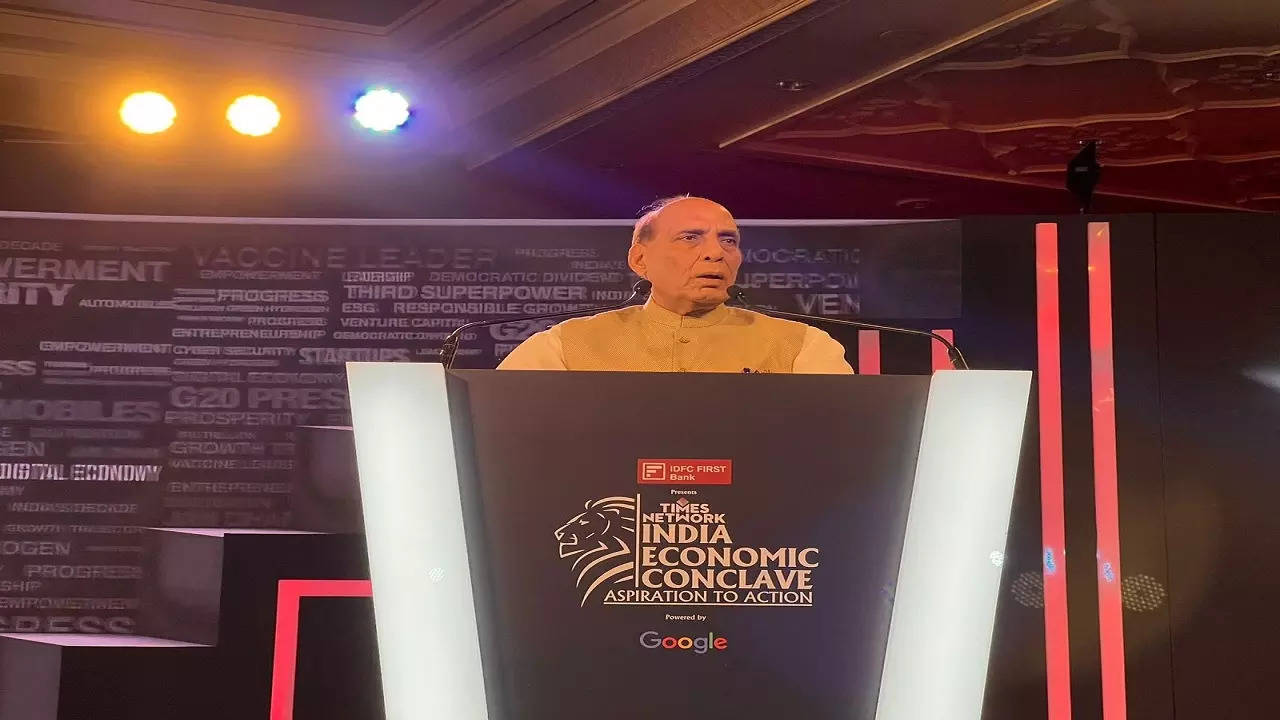 Rajnath singh at IEC 2023