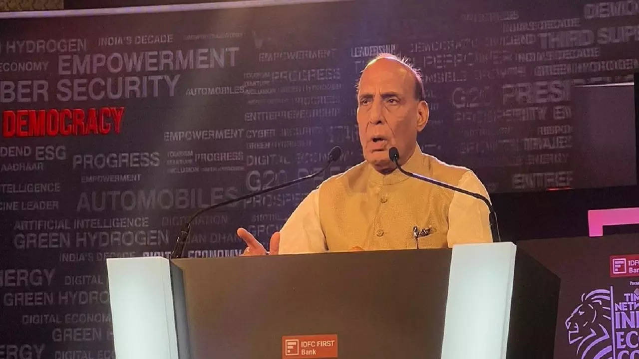 Rajnath Singh at IEC 2023