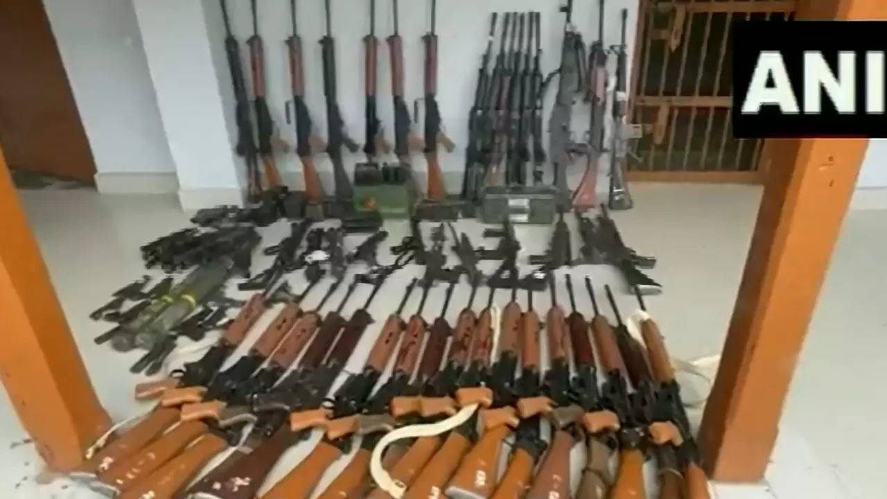 Weapons surrendered in Manipur