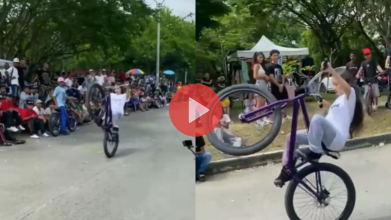 Bicycle Stunt Viral Video