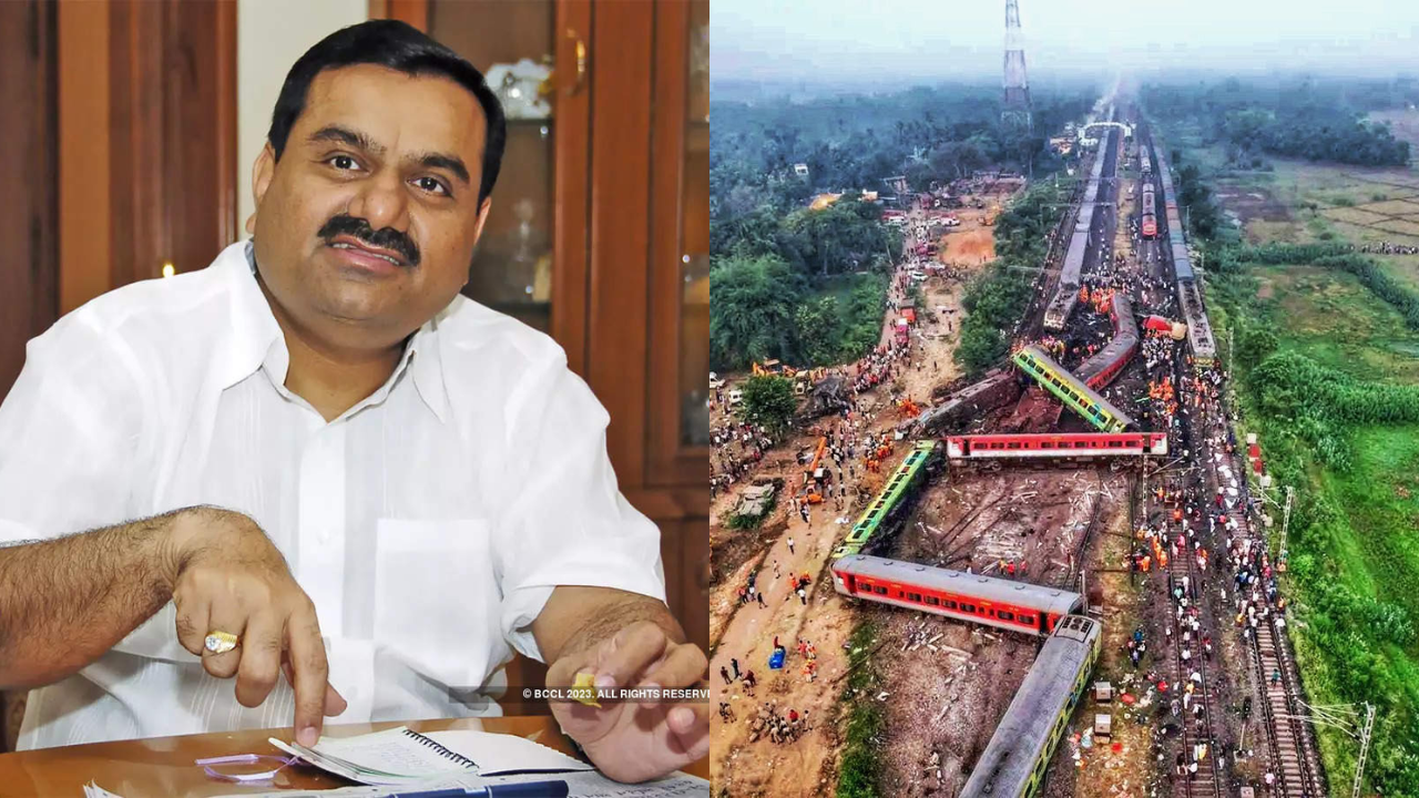 train accident, gautam adani, adani group, odisha, balasore