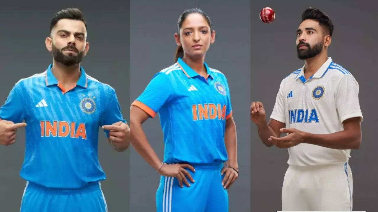 Indian Cricket Team New Jersey