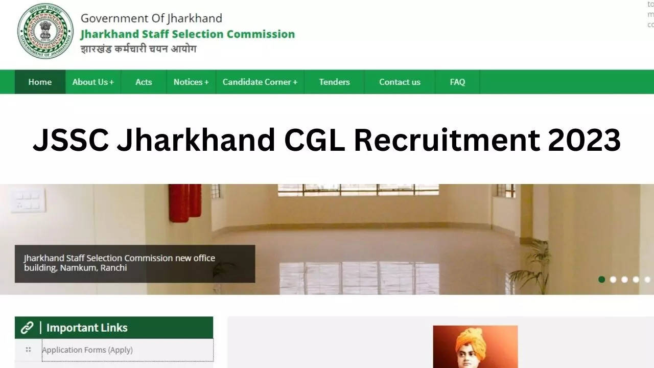 JSSC Jharkhand CGL Recruitment 2023