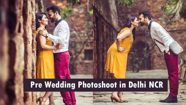 Pre Wedding Photoshoot Location in Delhi NCR​ (Credit: WeddingBazaar))