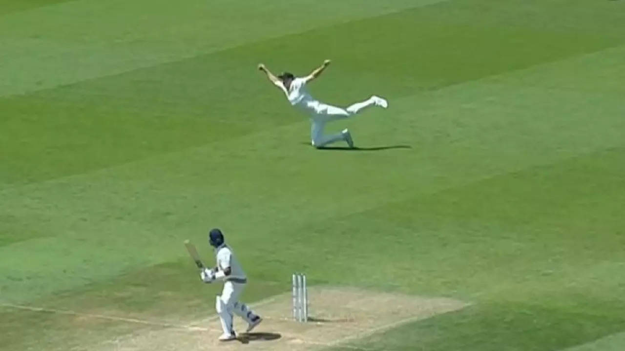 IND vs AUS, Cameron Green takes stunning catch to dismiss Ajinkya Rahane