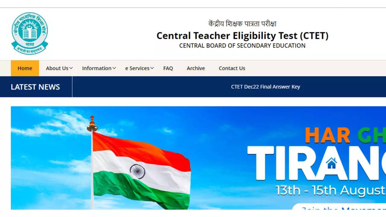 CTET 2023 Exam Date