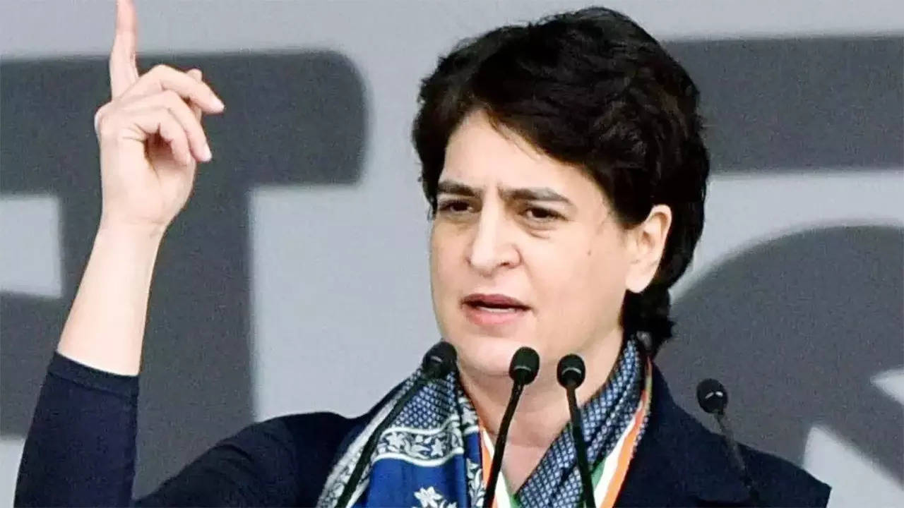 Priyanka Gandhi in Jabalpur MP