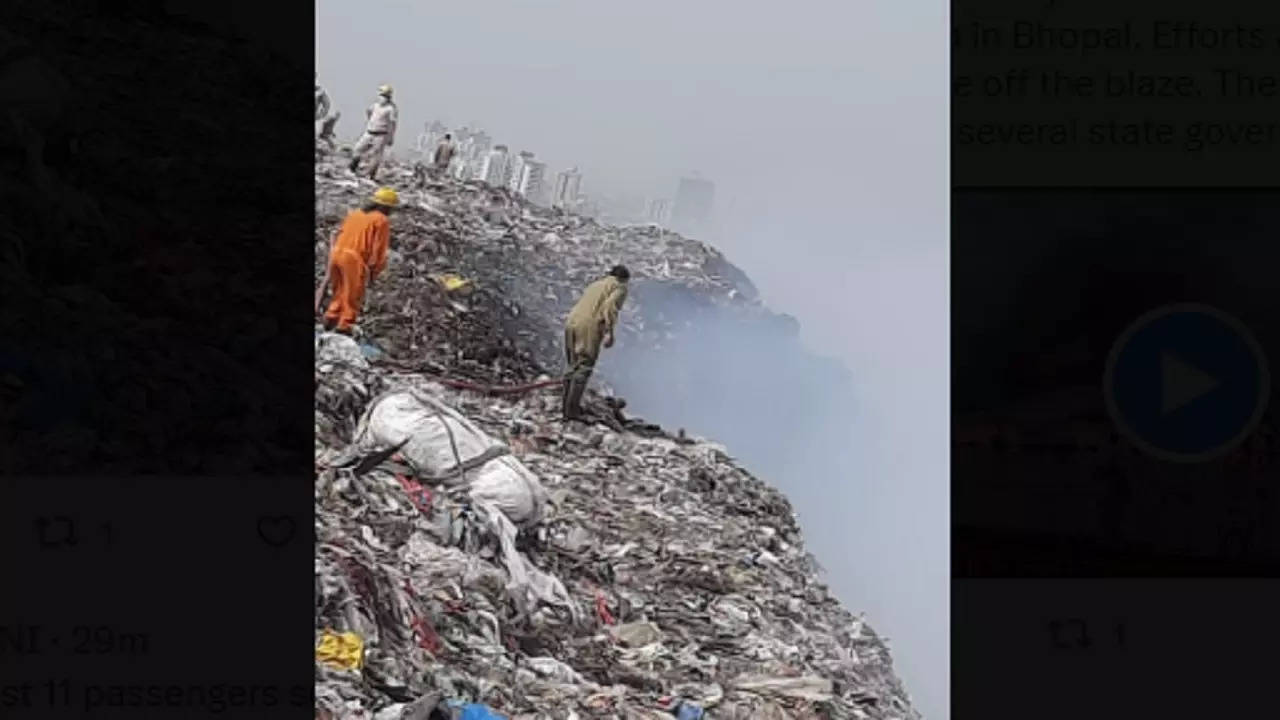 Ghazipur landfill Fire