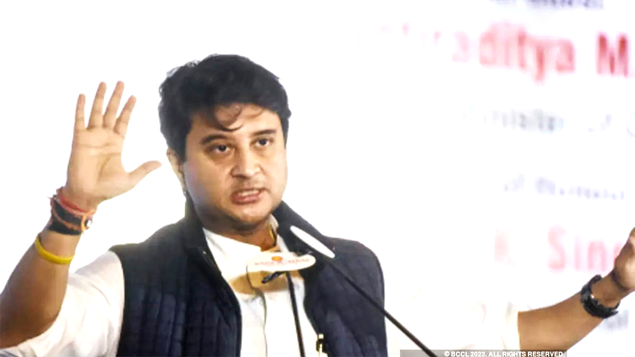 Aviation Minister Jyotiraditya Scindia