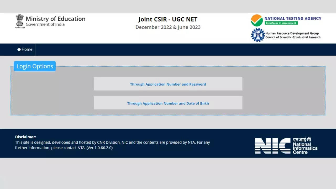 CSIR UGC NET Answer Key 2023