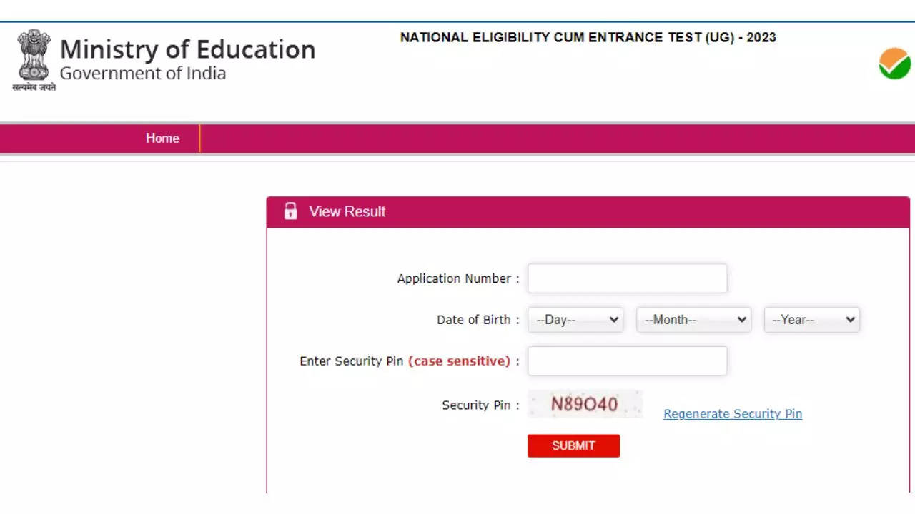 NEET UG Final Answer Key 2023