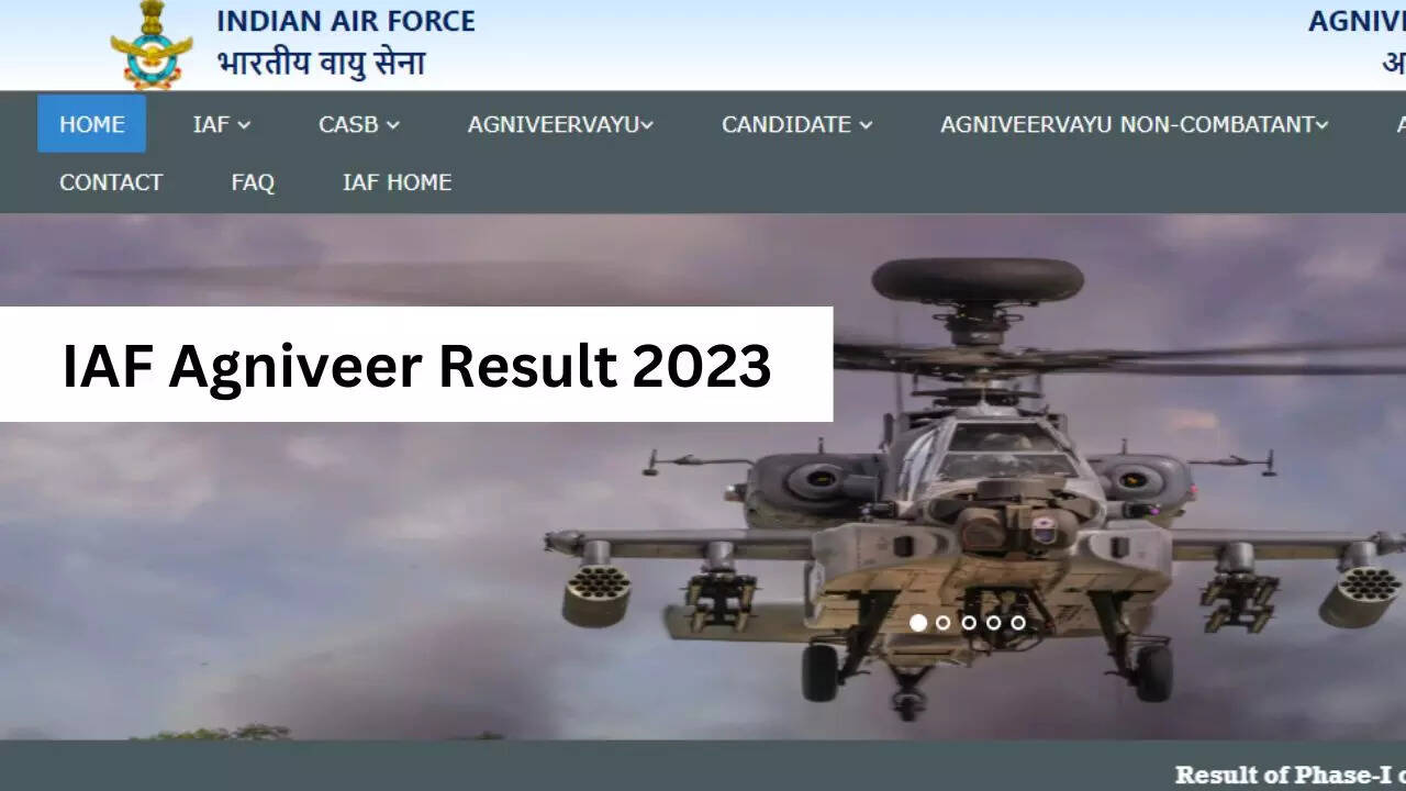 IAF Agniveer Result 2023