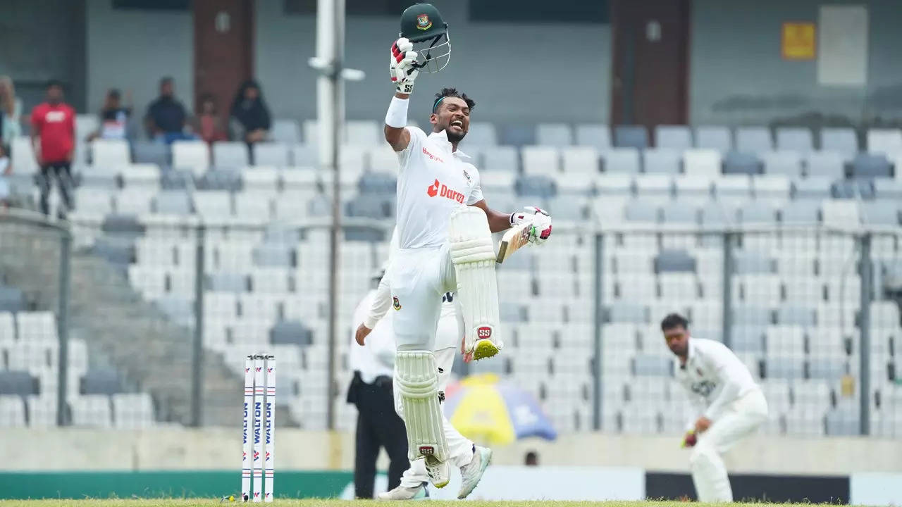 Bangladesh vs Afghanistan Mirpur test, Najmul Hossain scores consecutive hundred