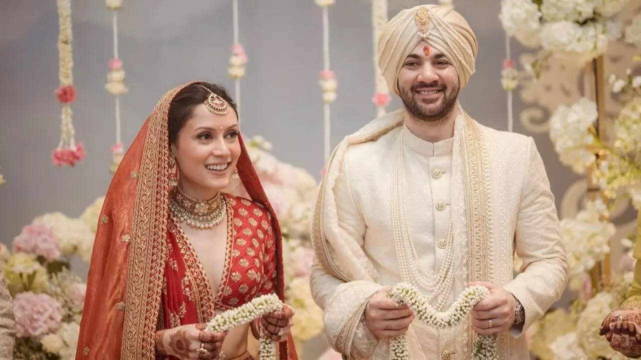 Karan Deol Drisha Acharya Wedding Sunny Deol Son Shares First Official Marriage Pictures With