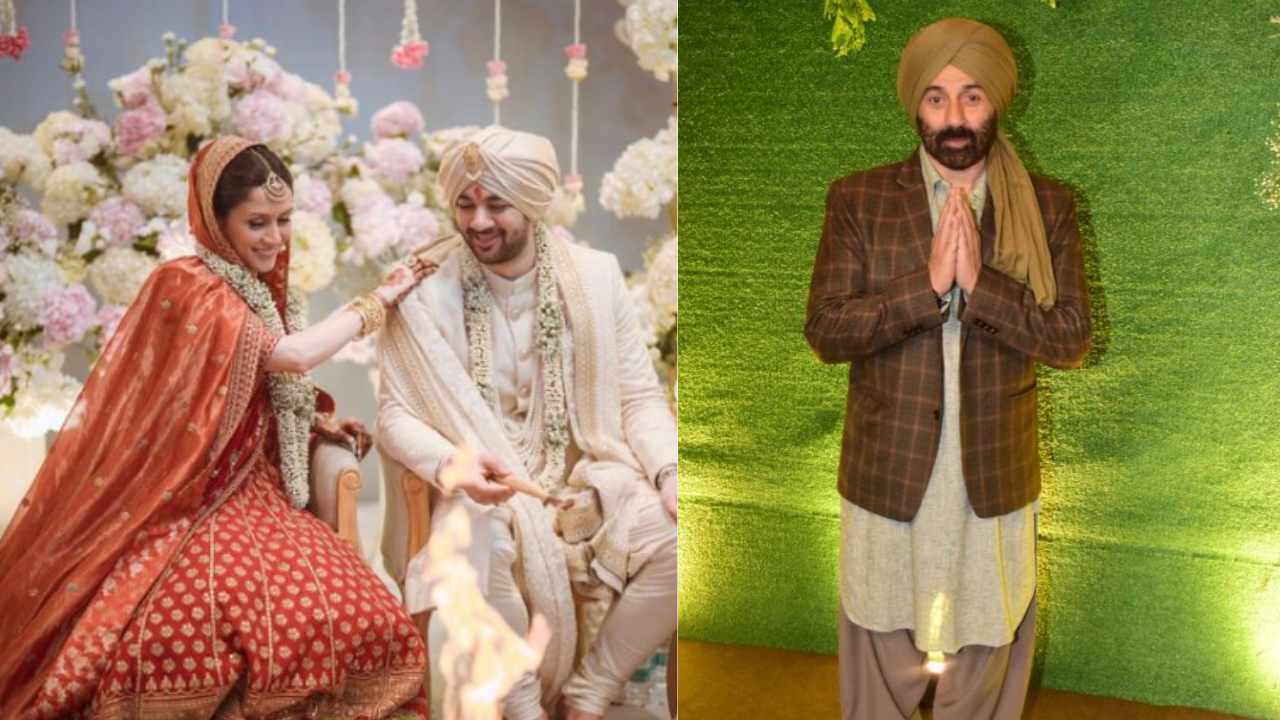 Karan Deol and Drisha Acharya Wedding