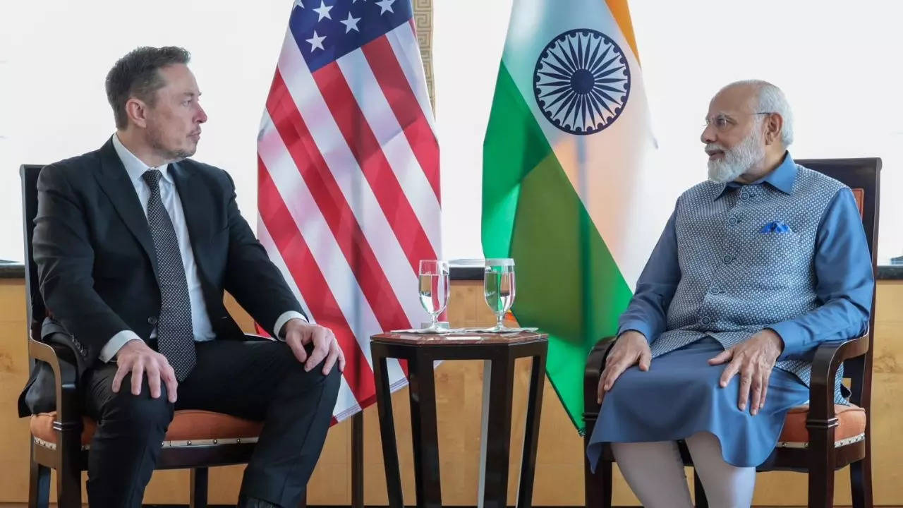 Narendra Modi Elon Musk meeting