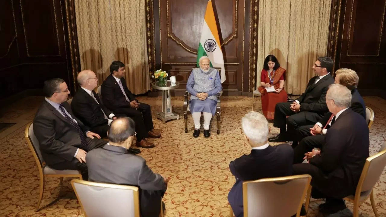 Narendra Modi, PM Modi US visit, Elon Musk, Ray Dalio, Paul Romer