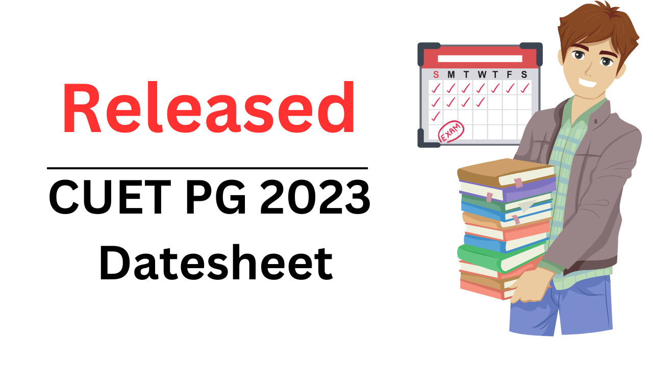 CUET PG 2023  Datesheet