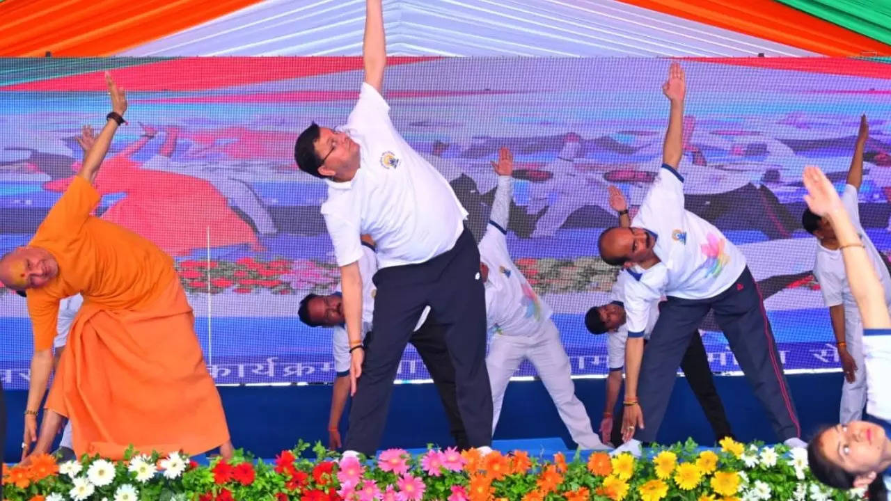 International Yoga Day, Pushkar Singh Dhami