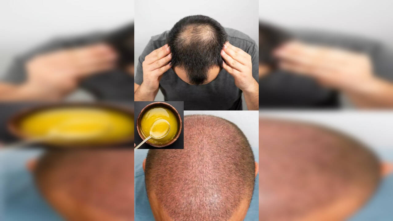 Desi ghee for hair Desi ghee for hair for regrowth, hair fall in hindi