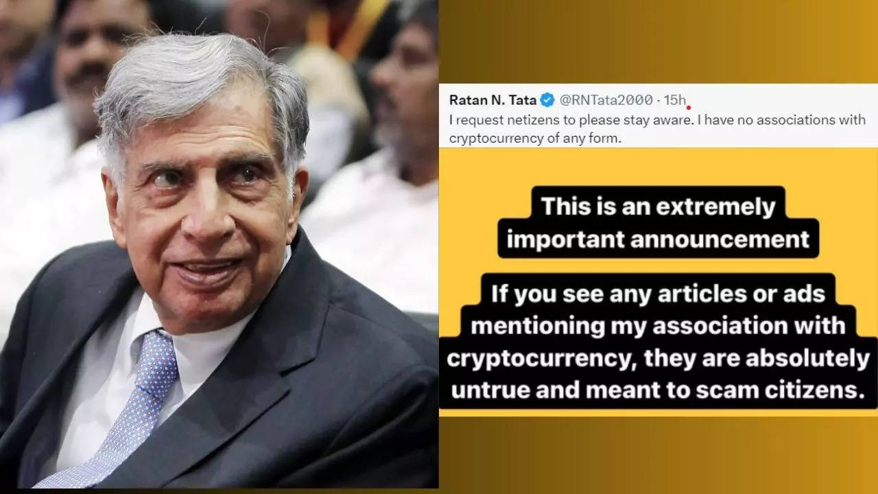 Ratan Tata Has No Link With Cryptocurrency