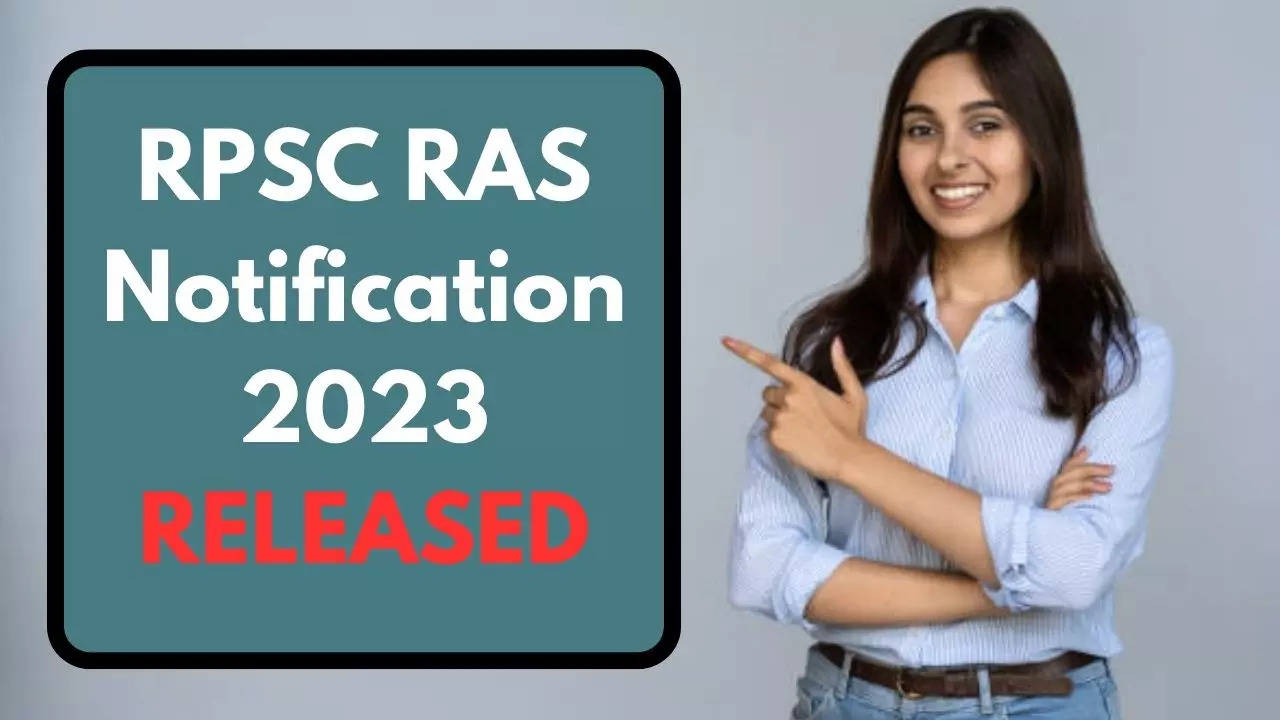 RPSC RAS Recruitment 2023 RPSC RAS Exam Notification released for 905